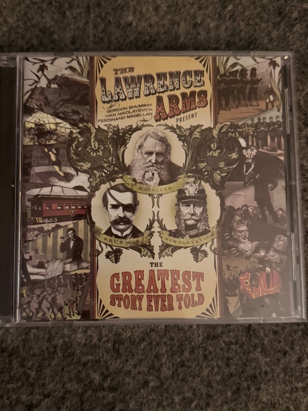 THE LAWRENCE ARMS 2003 The Greatest Story Ever Told CD (Hole Punch)